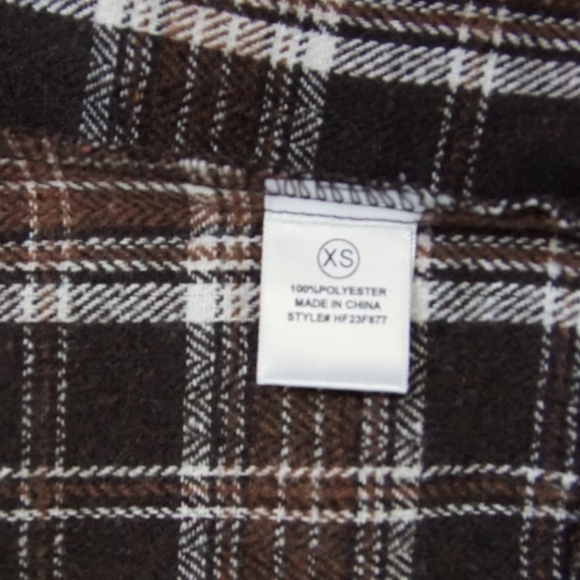 Brown Plaid Corset - Picture 3 of 8